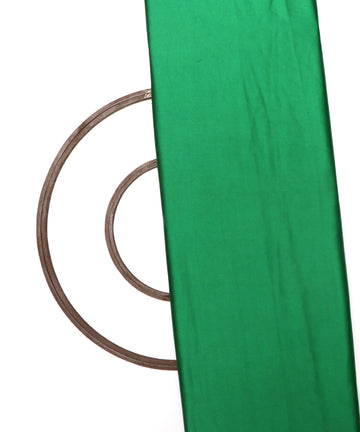 Bottle Green Colour Plain Satin Fabric